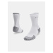 Šedo-bílé pánské sportovní ponožky Under Armour UA AD Run Cushion 1pk Mid