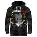 Mr. GUGU & Miss GO Unisex's Metallicat Hoodie H-K2313