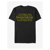 Černé unisex tričko Star Wars Simplified