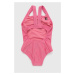 Dětské plavky adidas Performance H37891 růžová barva