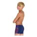 Chlapecké plavky arena boys carnival swim short navy/multi