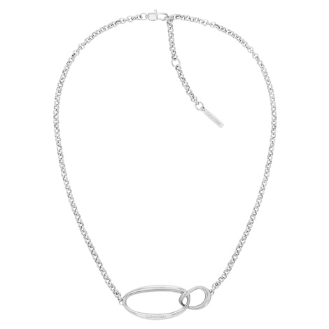 Calvin Klein Půvabný ocelový náhrdelník Sculptural 35000353