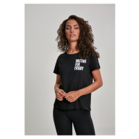 Pánské tričko krátký rukáv // Urban Classics Ladies Waiting For Friday Box Tee black