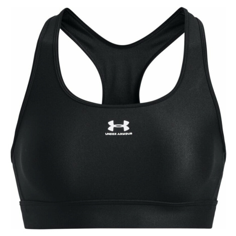 Under Armour Women's Armour Bra Mid Padless Black/White Fitness spodní prádlo