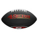 Wilson MINI NFL TEAM SOFT TOUCH FB BL SF Mini míč na americký fotbal, černá, velikost