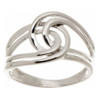 Dámský stříbrný prsten bez kamínků STRP0334F