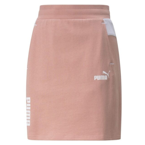 Puma POWE COLORBLOCK SKIRT Dámská sukně, růžová, velikost