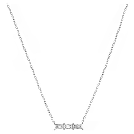 Troli Třpytivý náhrdelník se zirkony VAAJDN21166S-WT