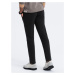 Men's straight leg sweatpants - black V1 OM-PABS-0155