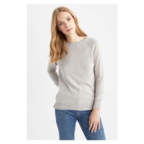 DEFACTO Premium Relax Fit Crew Neck Sweater