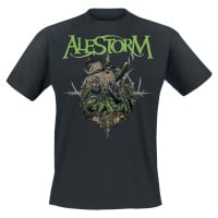 Alestorm Voyage Of The Dead Marauder Tričko černá