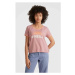 O'Neill MARRI RINGER Dámské tričko, růžová, velikost