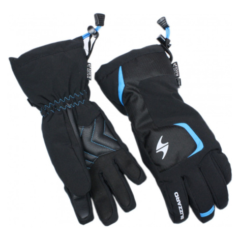 BLIZZARD-Reflex junior ski gloves, black/blue Černá