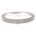 Anna Grace prstýnek Silver Sparkle Crystal 80 - 18 mm