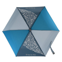 Dětský skládací deštník s magickým efektem, modrý