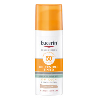 Eucerin SUN Oil Control Tinted SPF50+ středně tmavý 50 ml