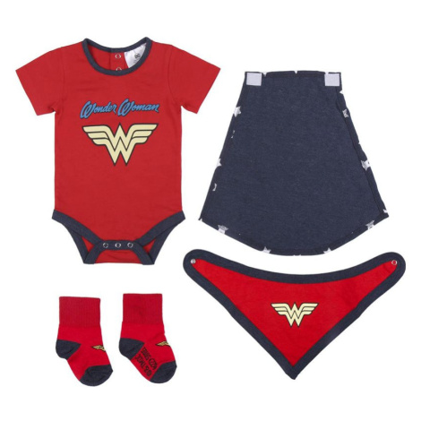 DC Comics Wonder Woman dárková sada pro miminka 6-12m
