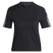 adidas TRAIN ESSENTIALS TEE Dámské zkrácené tričko, černá, velikost