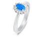 Brilio Silver Elegantní stříbrný prsten s opálem a zirkony RI106WB