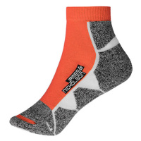 James&Nicholson Unisex sportovní ponožky JN214 Bright Orange