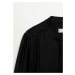 MANGO Košilové šaty 'Albani' černá