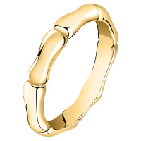 Morellato Elegantní pozlacený prsten z recyklovaného stříbra Essenza SAWA15 50 mm