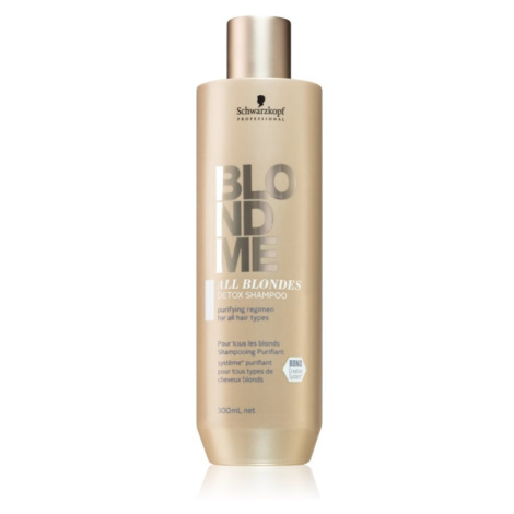 Schwarzkopf Professional Blondme All Blondes Detox čisticí detoxikační šampon pro blond a melíro