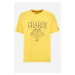 Tričko la martina man crew neck t-shirt jersey žlutá