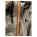 Velký středně hnědý kabelko-batoh s šikmou kapsou