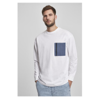 Boxy Big Contrast Pocket LS bílá