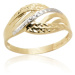 Prsten ze žlutého zlata bez kamínků PR0590F + DÁREK ZDARMA