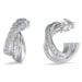 Guess Slušivé ocelové náušnice se zirkony Perfect JUBE04066JWRHT/U