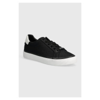 Sneakers boty Calvin Klein VULC LACE UP DIAM FOX MONOCQ béžová barva, HW0HW01907