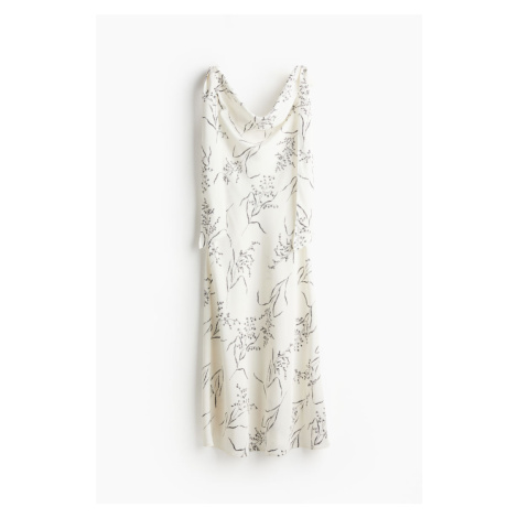 H & M - Šaty's vázacími ramínky - bílá H&M