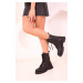 Soho Women's Black Boots & Booties 18384