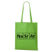 DOBRÝ TRIKO Bavlněná taška s potiskem Na Sr At Barva: Apple green