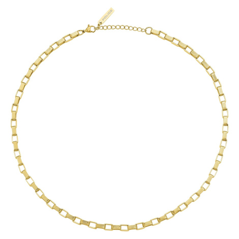 Police Pozlacený ocelový náhrdelník Player PEAGN0041802