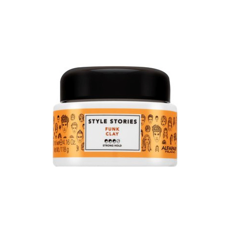 Alfaparf Milano Style Stories Funk Clay modelující pasta pro silnou fixaci 100 ml