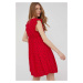 Šaty Answear Lab červená barva, mini, áčková