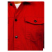 Červená pánská džínová bunda Bolf XSF78204