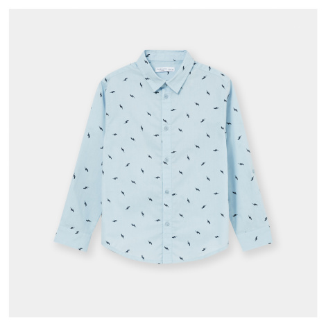 Sinsay - Chlapecká košile s drobným vzorem - Modrá