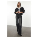 Trendyol Black High Waist Wide Leg Jeans