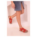 Soho Orange Women's Sandals 17156