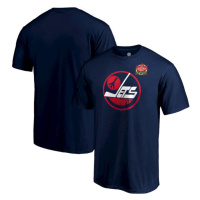 Winnipeg Jets pánské tričko 2019 Heritage Classic Primary Logo Navy