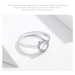 Stříbrný prsten s třpytivým kroužkem SCR545 LOAMOER
