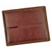 Pánská kožená peněženka Harvey Miller Polo Club 1530 992 hnědá