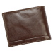 Pánská kožená peněženka Rovicky CPR-021-BAR RFID hnědá