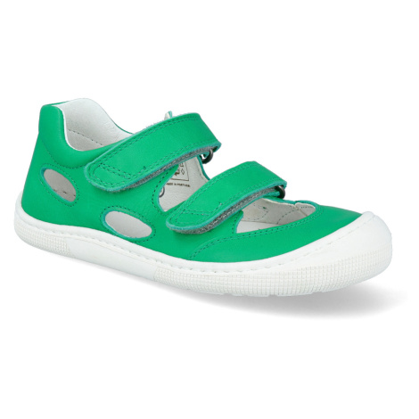 Barefoot sandálky Koel - Dalila Suede Light green zelené Koel4kids
