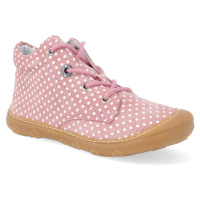 Barefoot kotníková obuv Ricosta - Pepino Dots Strawberry M