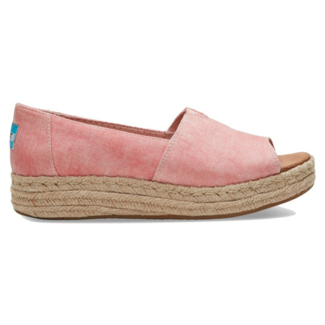 Růžové dámské espadrilky